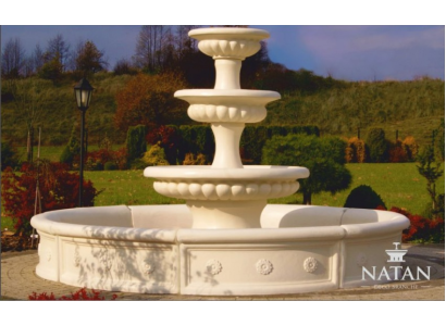 Cuenco para fuente decorativa Escultura Fuente Fuente Jardín Fontana Estanque Nuevo.