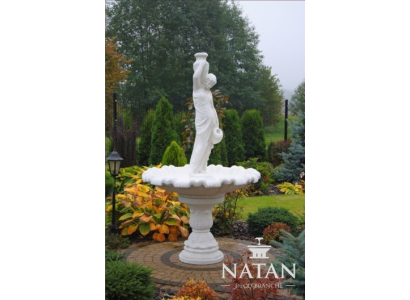 Figura de fuente ornamental de 239 cm Fuente Decoración de jardín Estanque de fuente