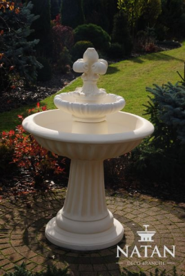 Fuente ornamental, fuente escultural, decoración de fuente de jardín, fontana nueva de 1136 cm.