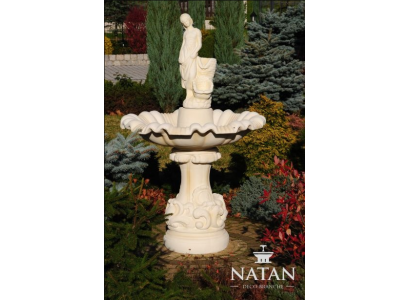 Fuente ornamental Escultura de fuente Decoración de fuente Jardín Fuente 157 cm Nuevo