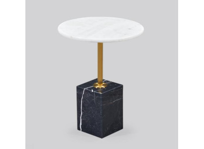 Mesa de centro moderna de alta calidad, redonda, elegante mesa auxiliar de lujo.