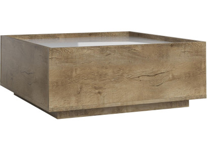 Mesa Mesa Auxiliar Sofá Moderno 80 cm Diseño Cuadrado Mesa de Centro Mesa de Madera Nuevo