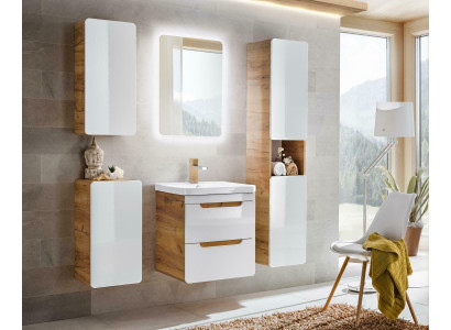 Diseño Cuarto de baño Muebles de baño Conjunto de 5 piezas Armario Lavabo