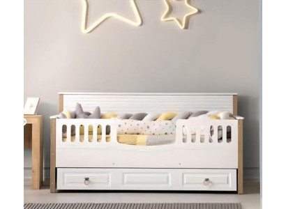 Cama infantil perfecta Mobiliario infantil blanco Juego moderno para niños nuevo