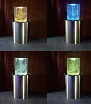 Lámpara de pie LED Lámpara de pie Decorativa Lámparas de Mesa Columnas de Agua Columna