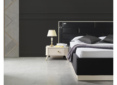 Moderna mesita de noche mesita auxiliar diseño blanco cómoda de noche consola de noche muebles.